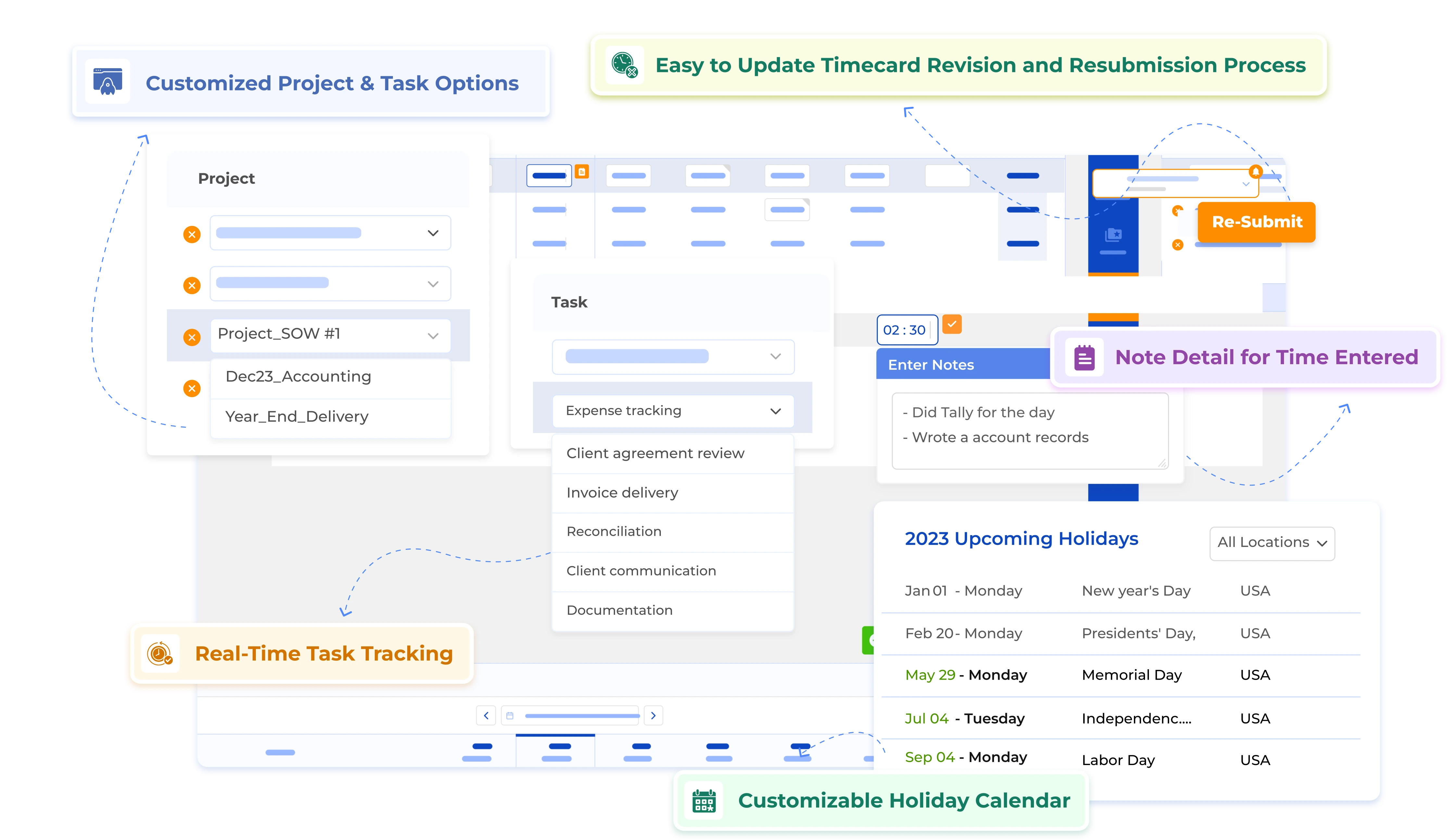 Timesheet & approvals