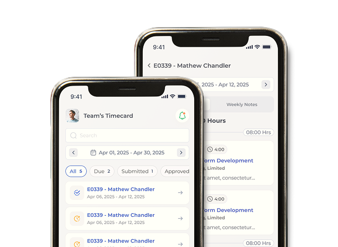 QwikTime App Mobile Responsive